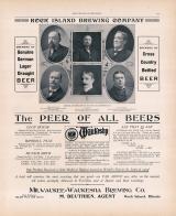 Rock Island Brewing Company, Milwaukee Waukesha Brewing Co., Rock Island County 1905 Microfilm and Orig Mix
